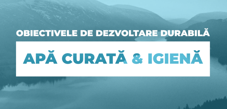 ODD 6 țintește asigurarea tuturor cu acces la apă potabilă și la toalete.